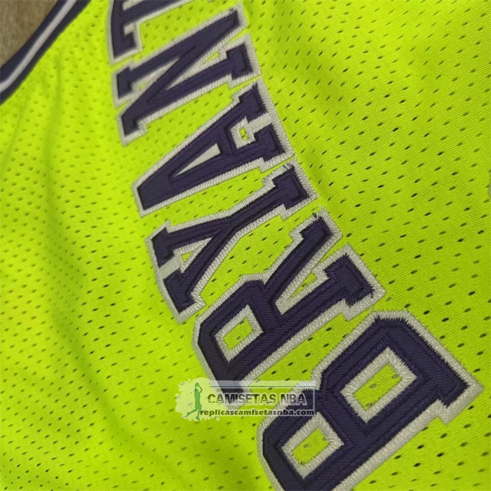 Camiseta Los Angeles Lakers Kobe Bryant NO 24 Mitchell & Ness 2007-08 Verde